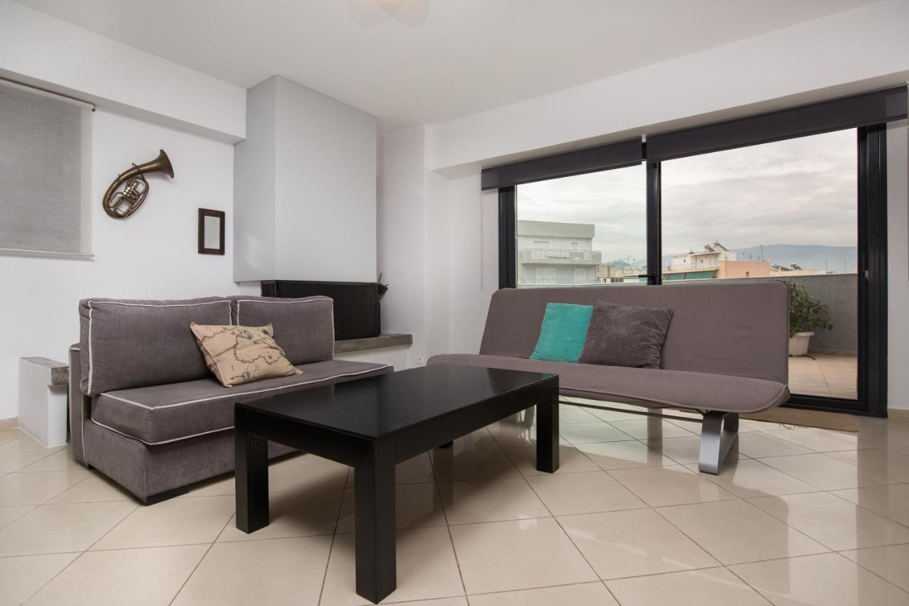 Spacious Modern Apartments With Great Rooftop View 雅典 外观 照片