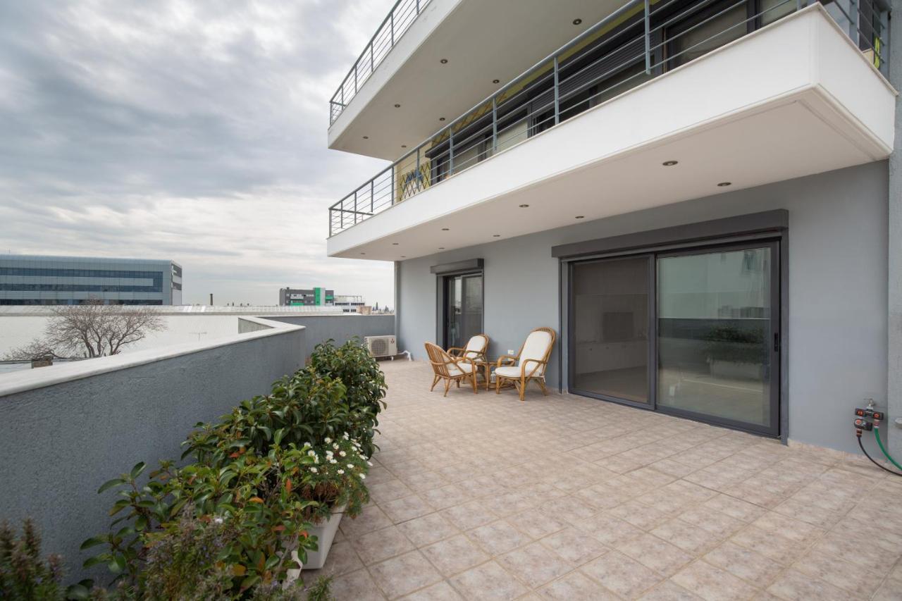 Spacious Modern Apartments With Great Rooftop View 雅典 外观 照片